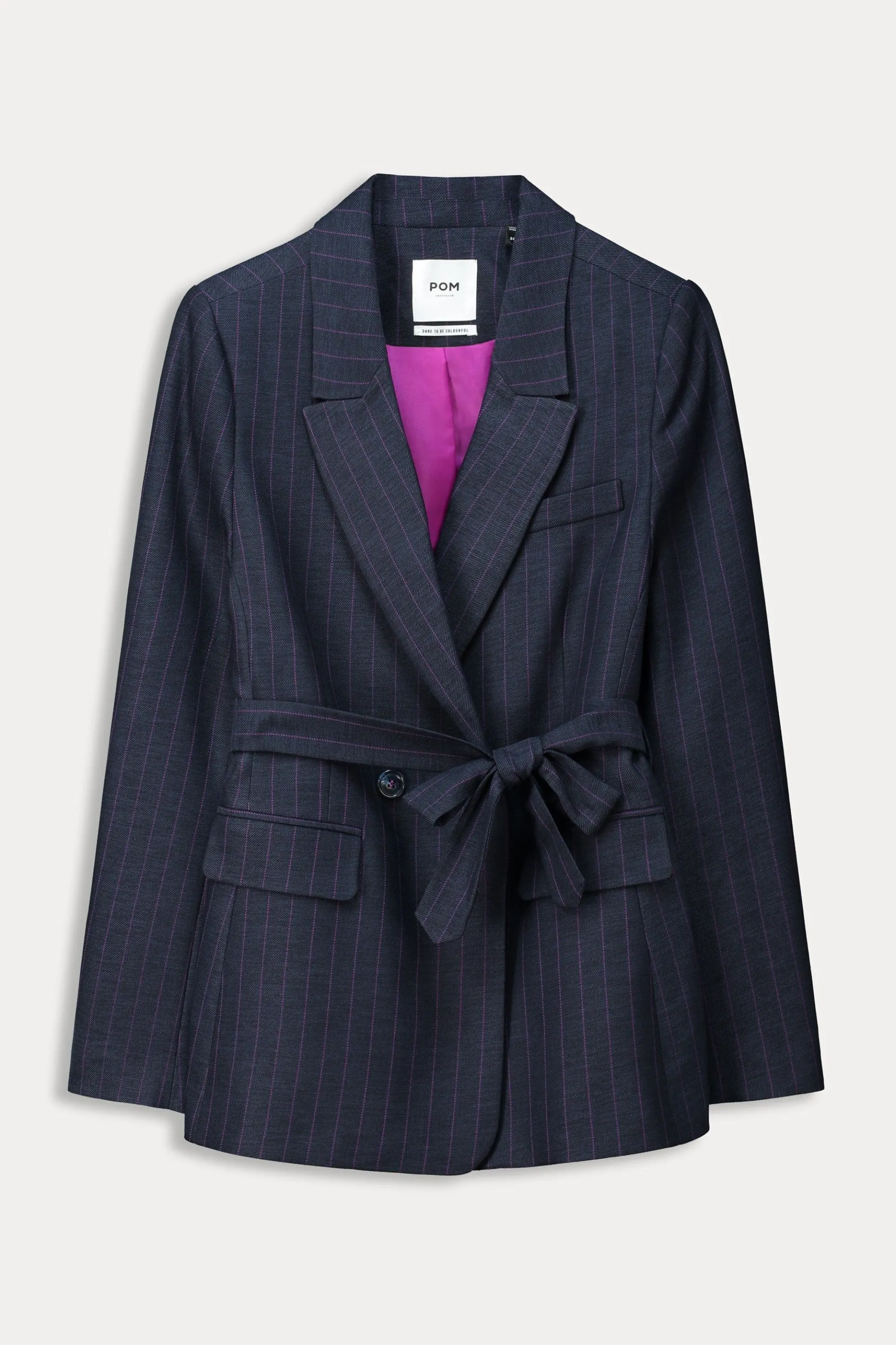 BLAZER Striped Midnight Blue