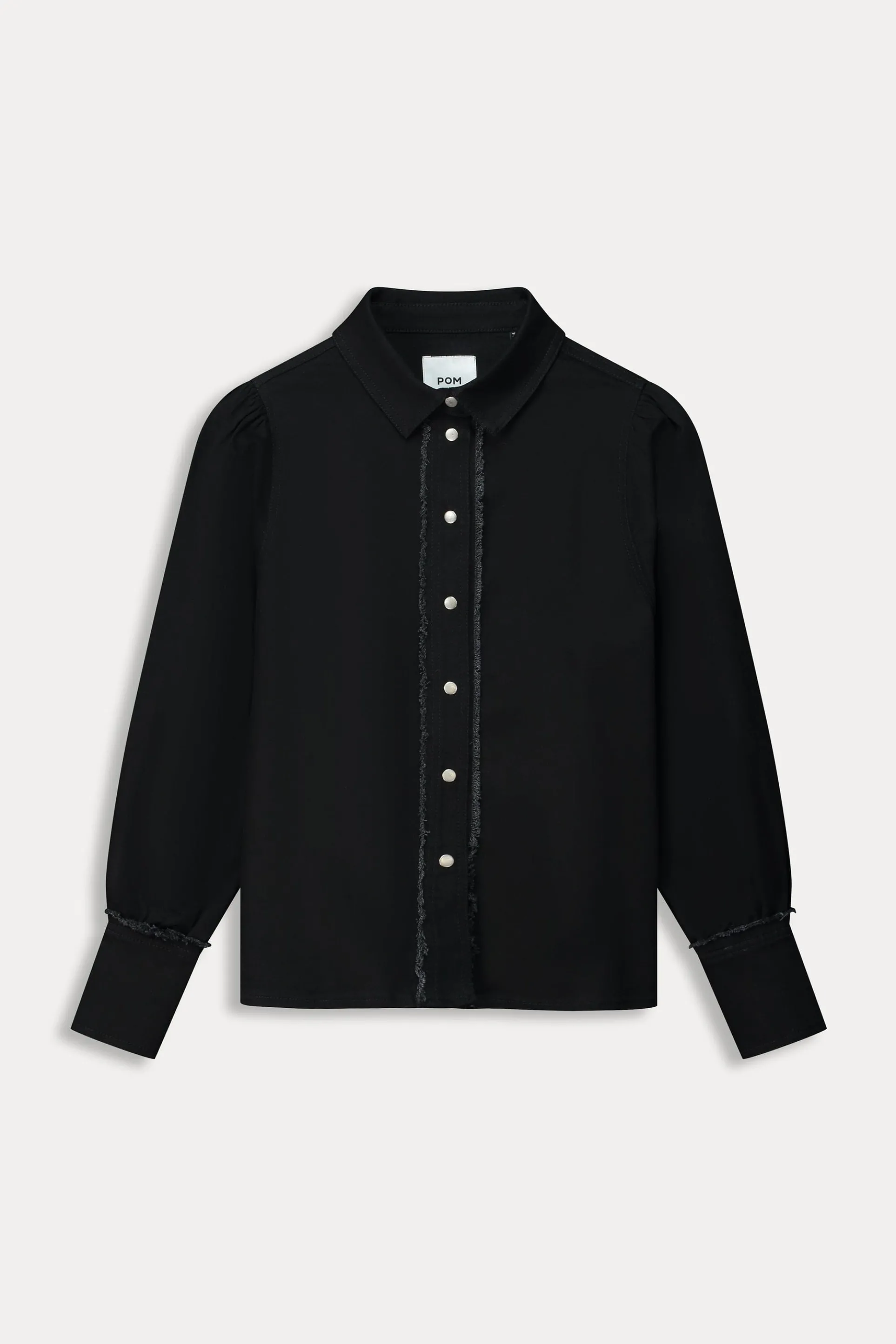 BLOUSE Denim Washed Black