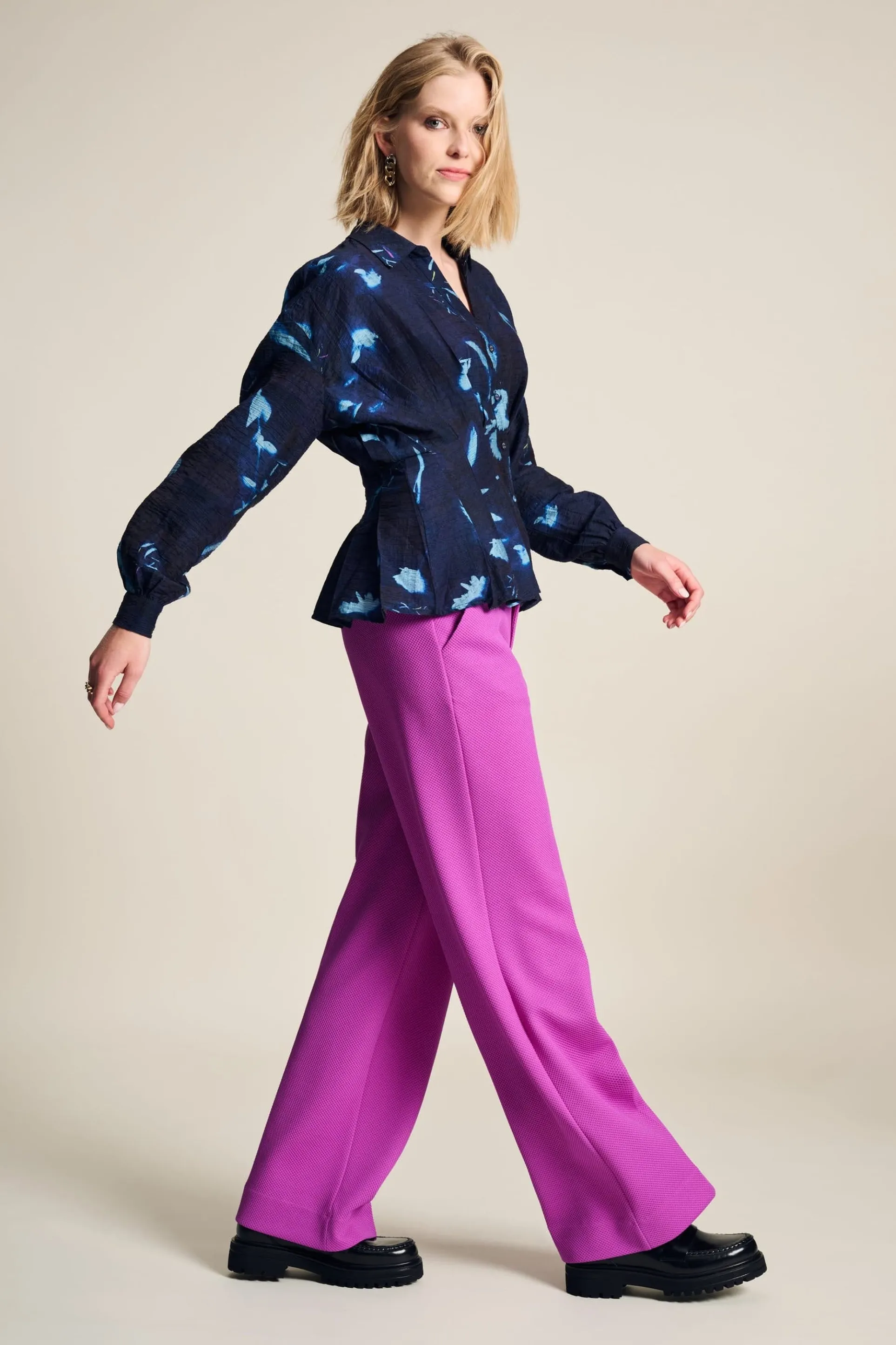 BLOUSE Feathers And Florals