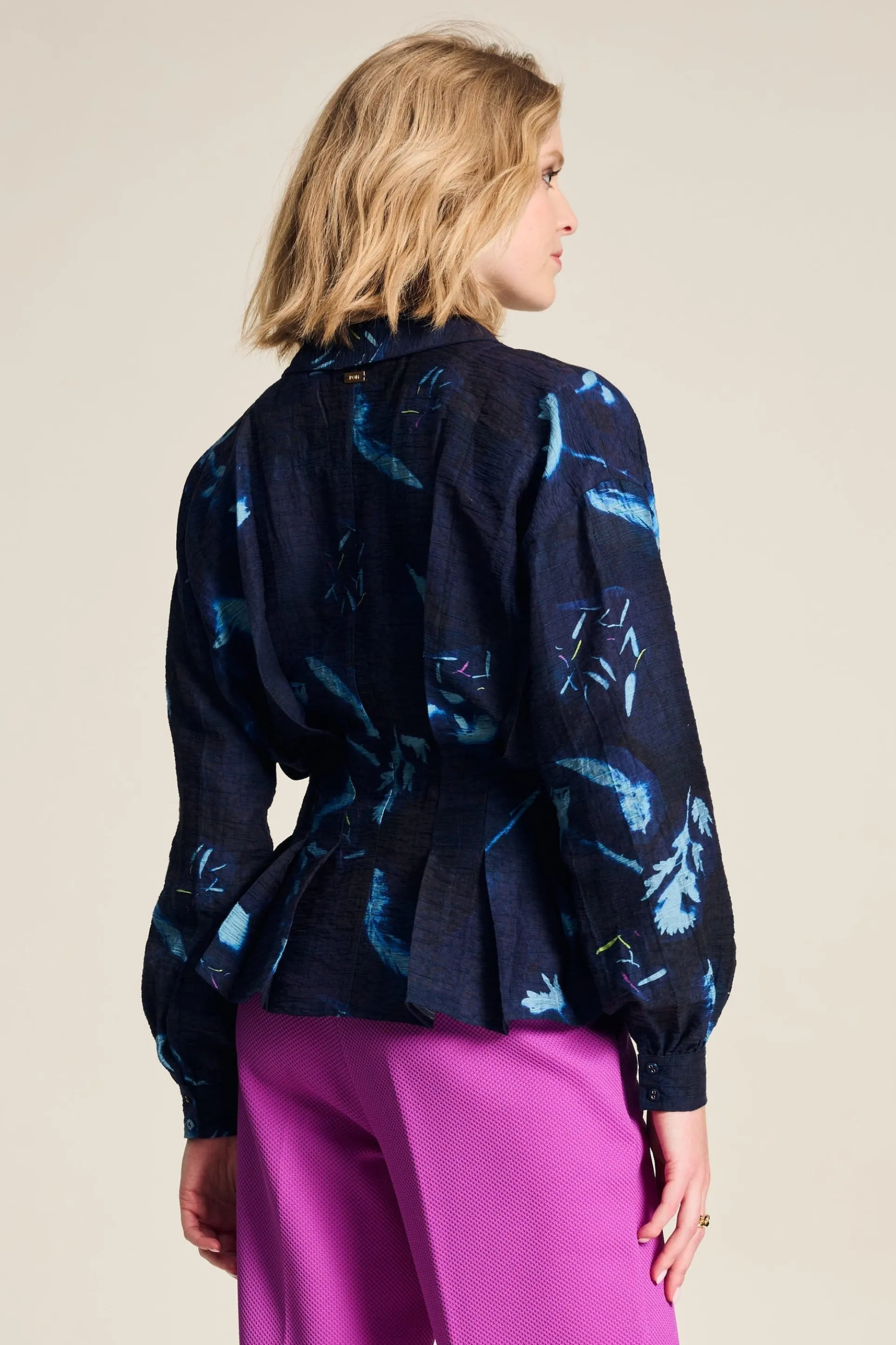 BLOUSE Feathers And Florals