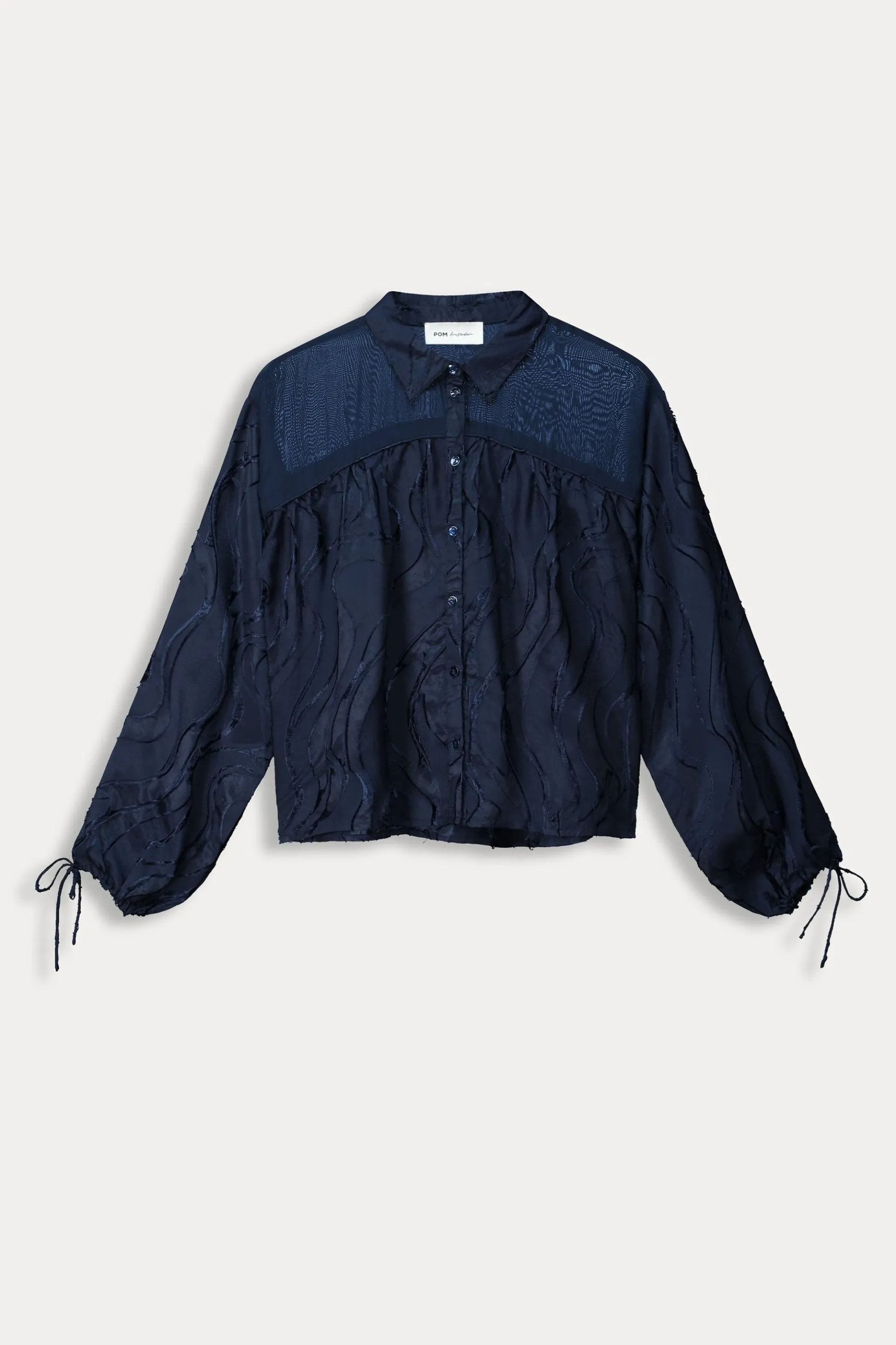BLOUSE Jacquard Midnight Blue