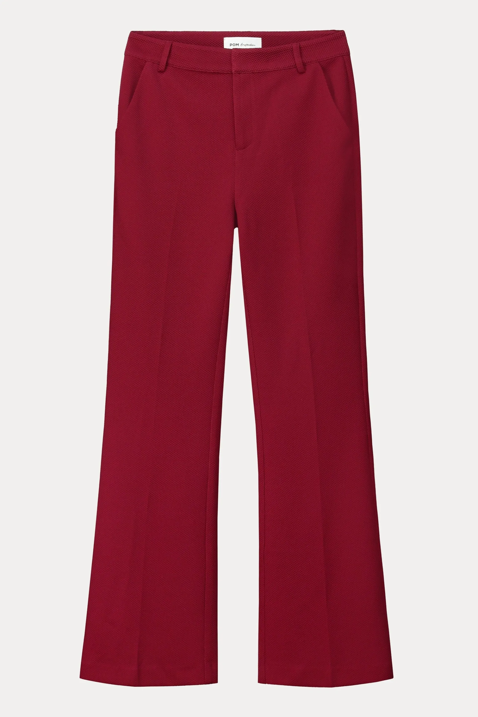 BROEK Flare Burgundy Red