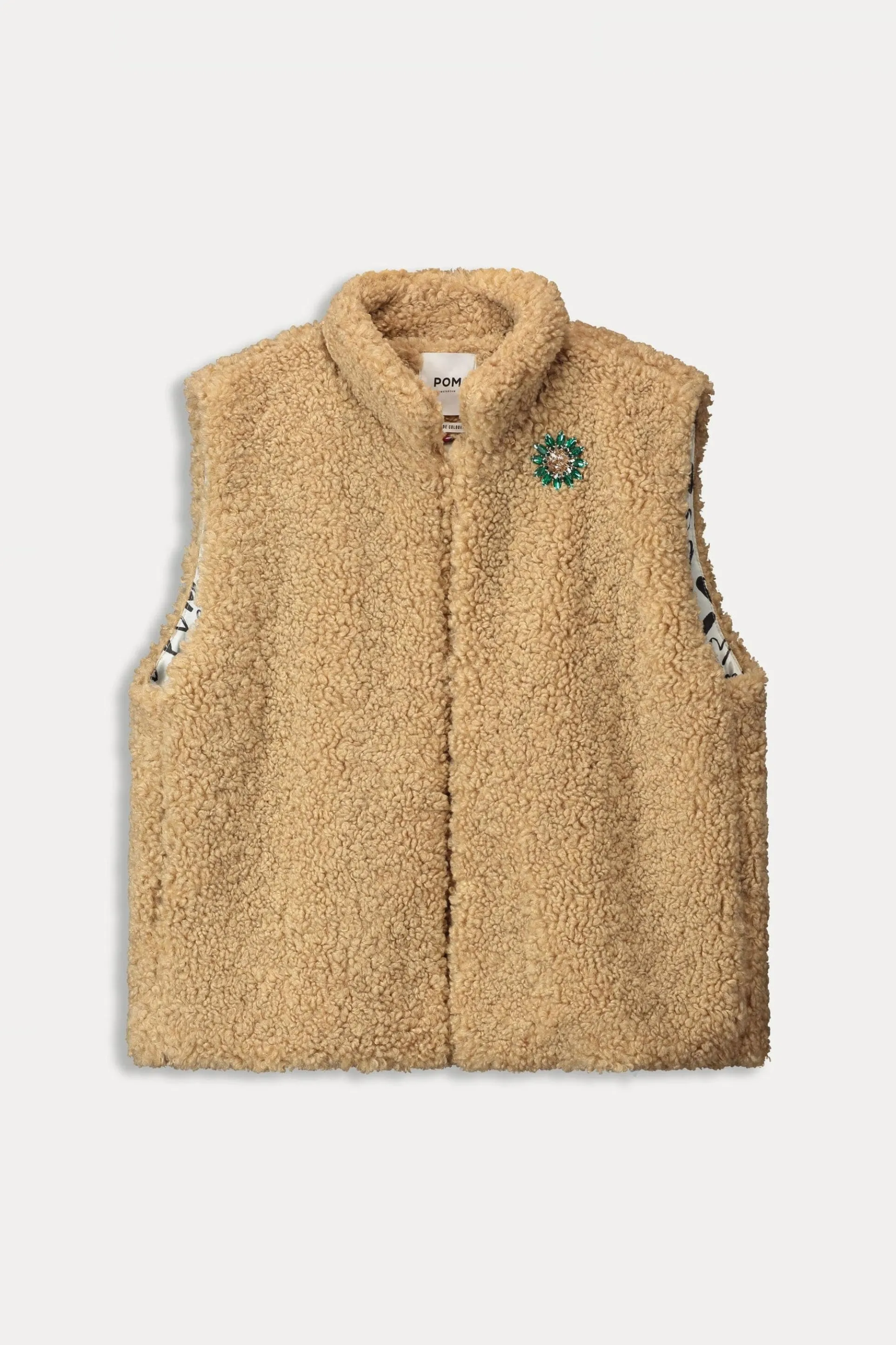 GILET Teddy Love Vintage Brown