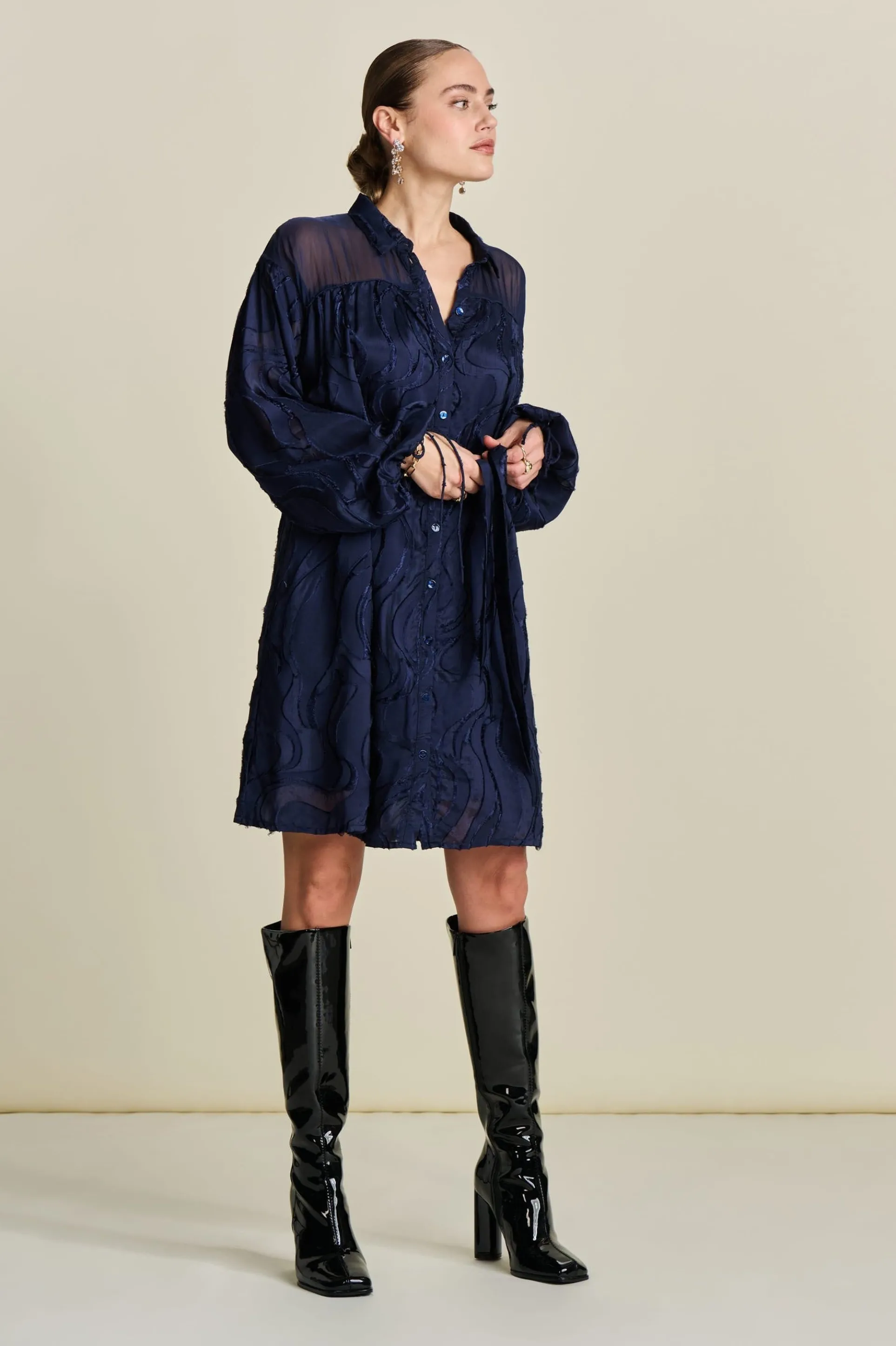 JURK Jacquard Midnight Blue