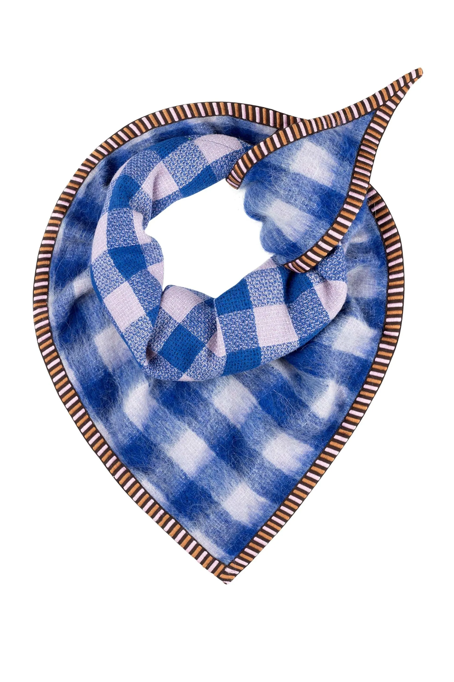 SJAAL Checks Blue Lavender