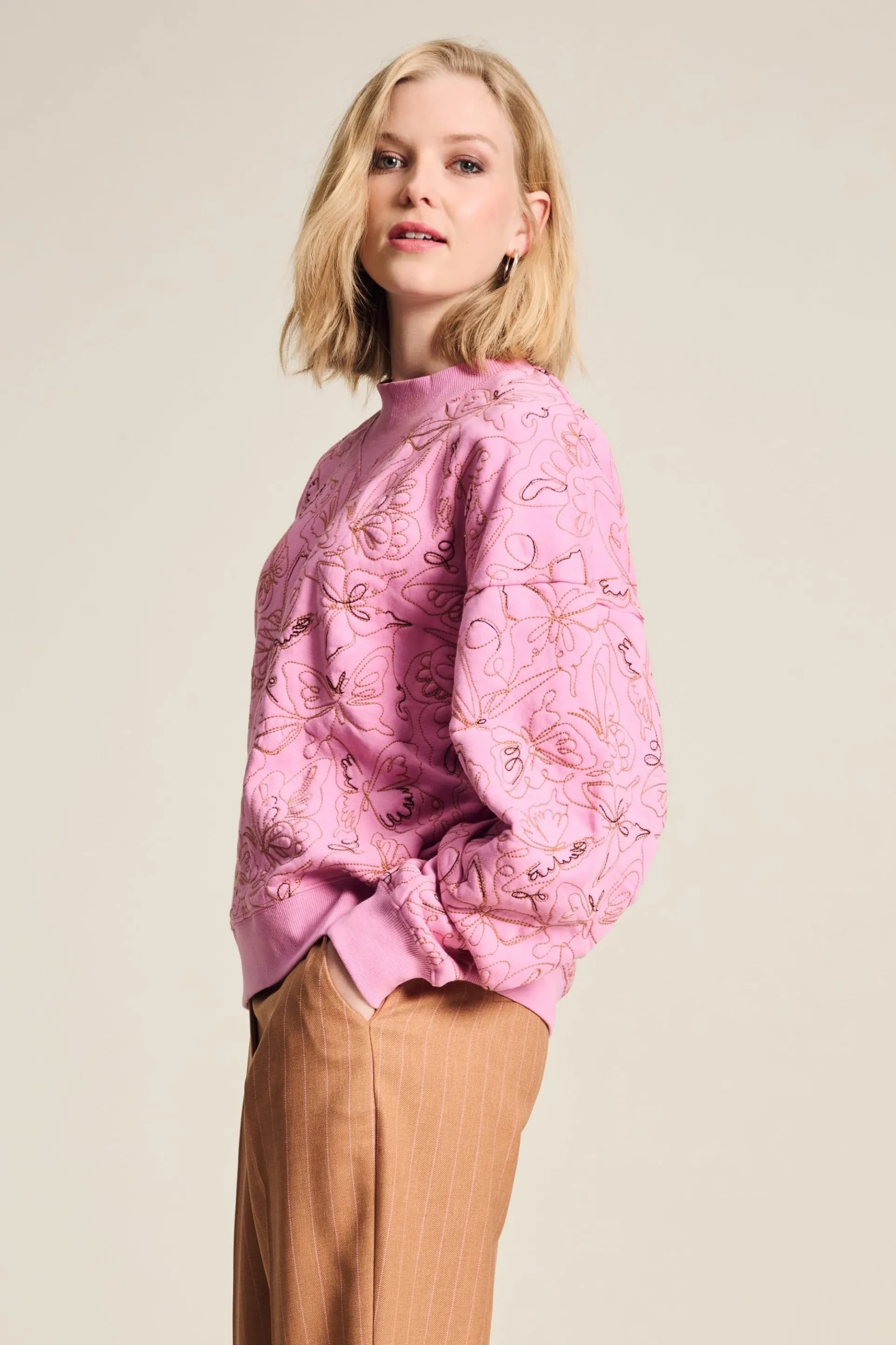 SWEATER Butterfly Rose Pink