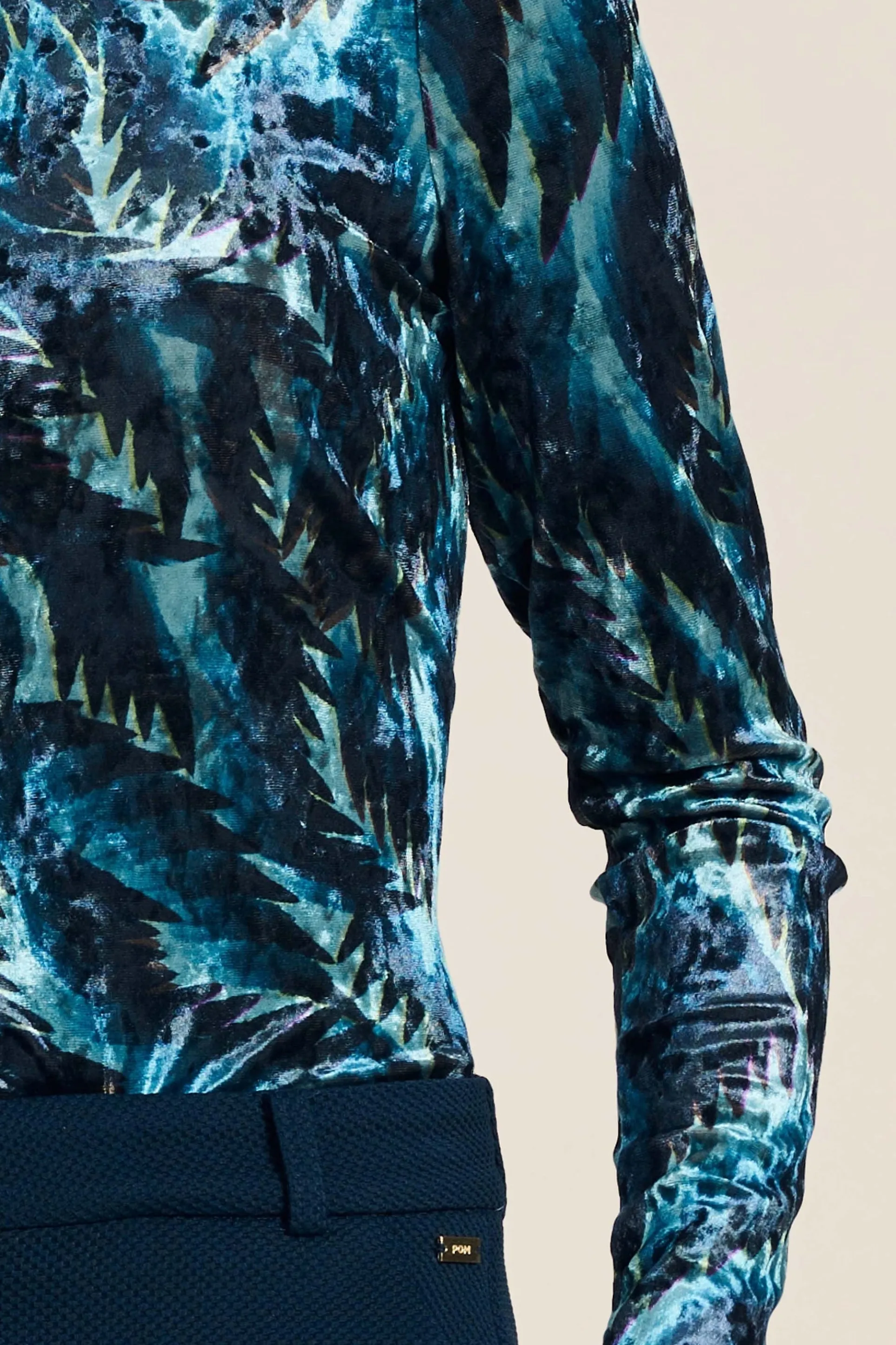 TURTLENECK Feathers Blue